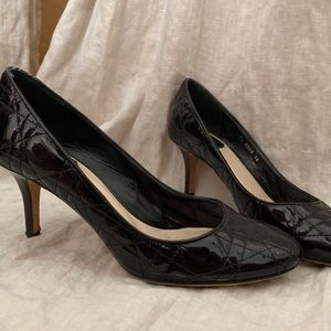 Christian Dior Quilted Patent Leather Pumps (38)